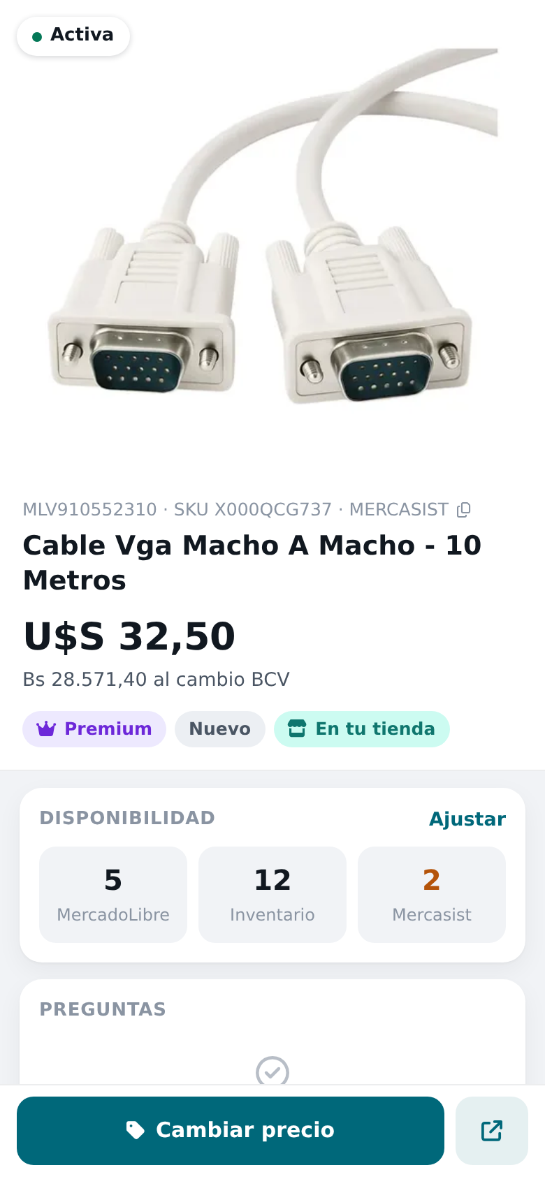 Ficha de una publicación