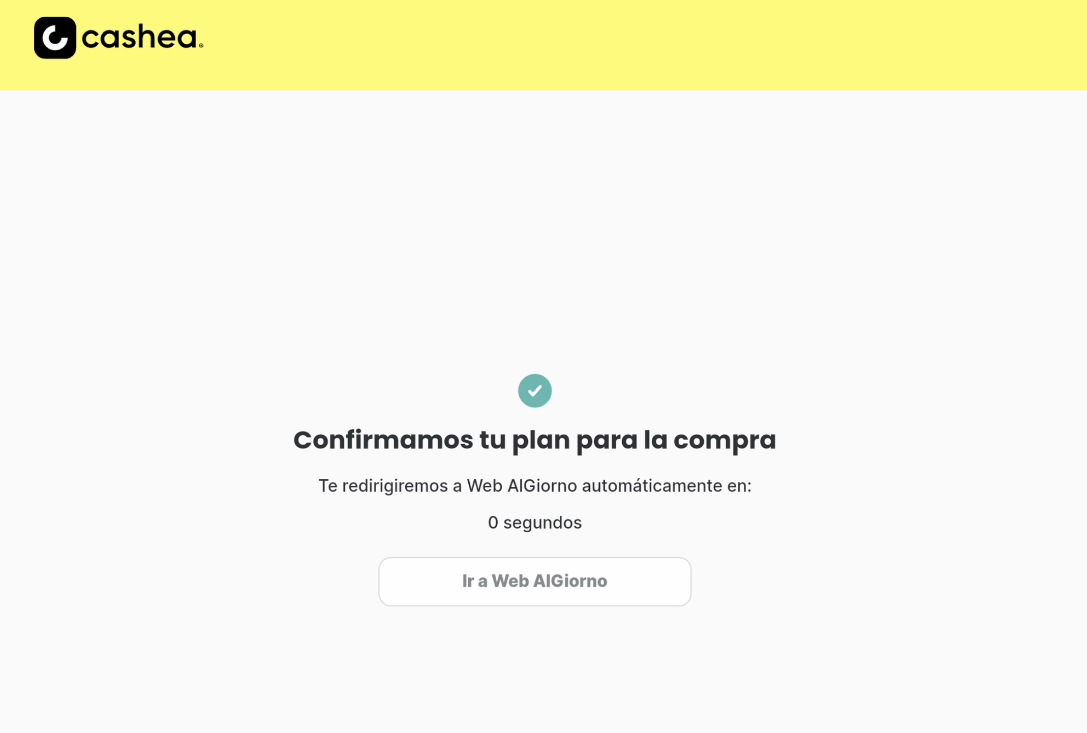 Cashea confirma el plan de pago