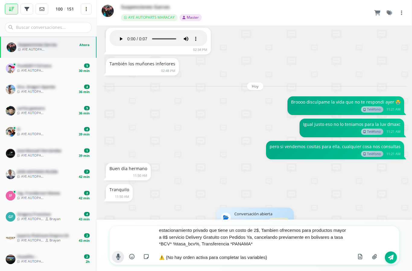 Plantillas de mensajes