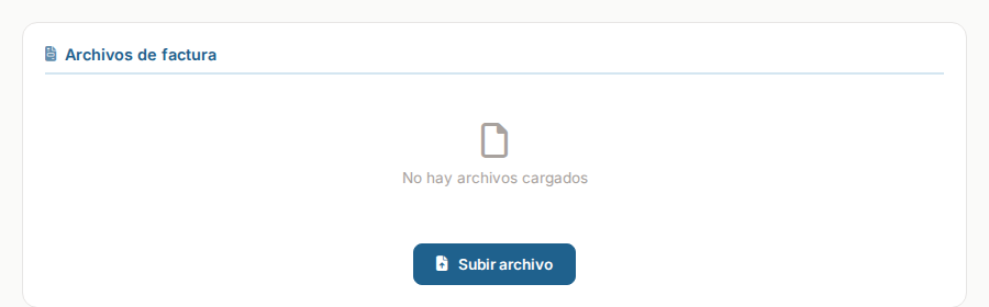 Pagina de facturas