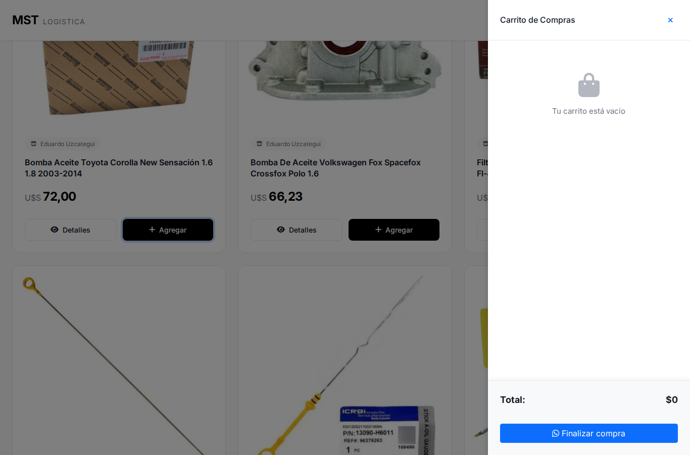 Carrito de compras